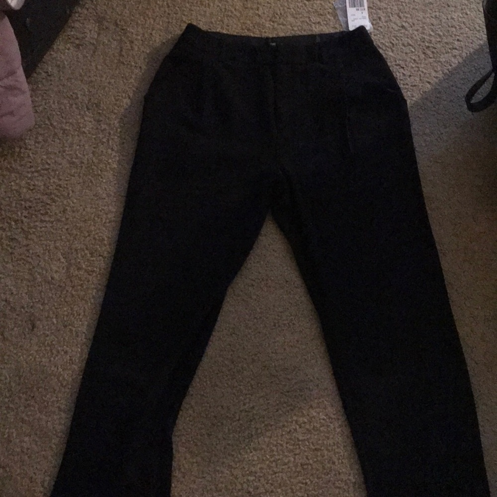 black slacks